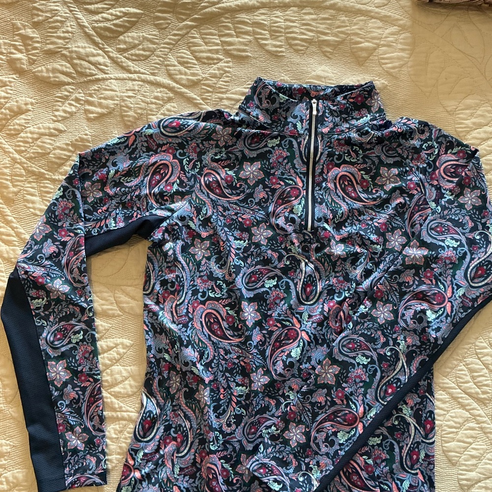 Lady Hagen Multicolor Paisley Top